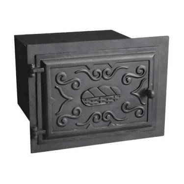 Imagem de Forno Ferro Fundido Tampa Ferro Fogão Lenha 50x47x33cm G - Rig Fundido