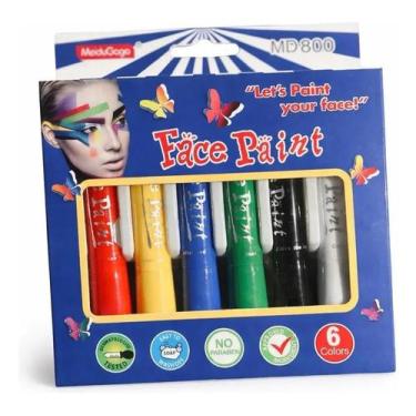 Imagem de Deixe a Imaginação Voar com Face Paint Colorido - Maquiagem Artística