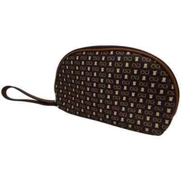Imagem de Necessaire Feminino Charmosa Moderna Estampa Ursinho Chenson, Cafe, UN