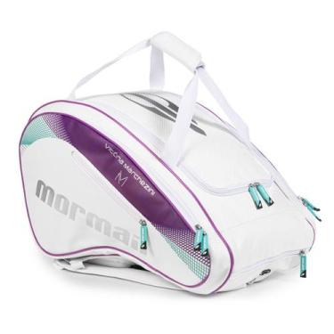 Imagem de Raqueteira Beach Tennis Mormaii Pro Vitoria Marquezine II Branco