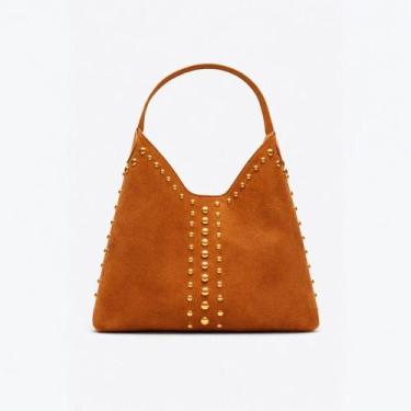Imagem de Bolsa Feminina Vicenza Hobo Arcos Grande, C caramelo, UN