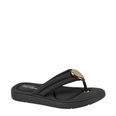 Imagem de Tamanco Feminino Dedo Ultraconforto Detalhe Modare 7208.110 - Preto - 
