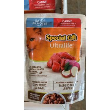 Imagem de Sachê para Gatos Filhotes sabor carne com batata doce - Special dog