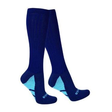 Imagem de Meião Meia Futebol 3/4 Cano Médio Futsal Society Kit 12 Pares Poliespo