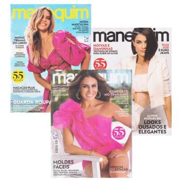 Imagem de Revista Guia de Moda Corte e Costura Manequim Kit 3 Volumes - Escala
