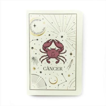 Imagem de Caderneta Cícero astral sem pauta câncer 14x21cm 64 folhas - Cicero