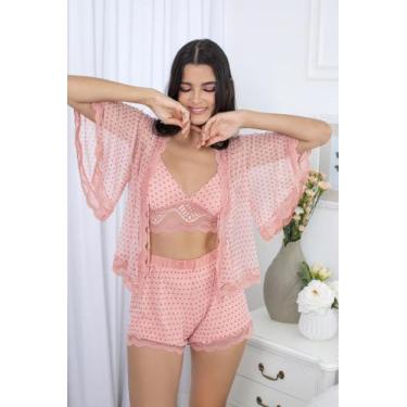 Imagem de Kimono de tule poá encanto - LOVE LIFE, Romance, M