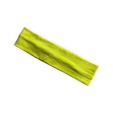 Imagem de Faixa de Cabelo Fina de Tecido Elástico Várias Cores - Pistache Acessó