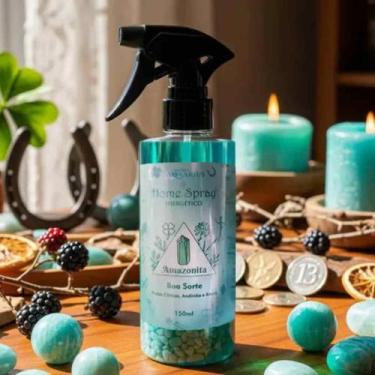 Imagem de Home Spray de Amazonita - Boa Sorte 150 ml - Cristais Aquarius