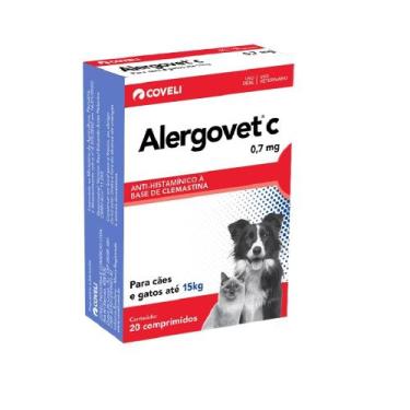 Imagem de Alergovet C 0,7mg 10 Comp. Coveli
