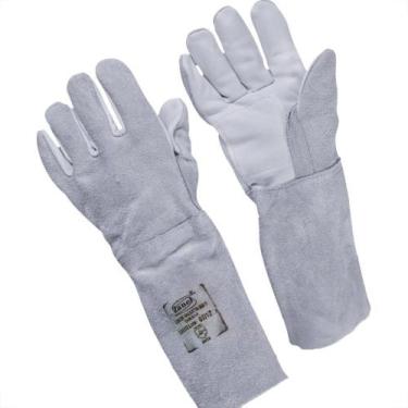 Imagem de Luva Vaqueta Mista Zanel 20Cm Blister Vdr-20Cri
