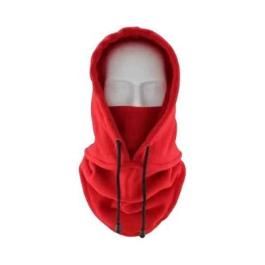 Imagem de Balaclava Unissex De Inverno Em Fleece Polar, Touca Corta-Vento, Másca