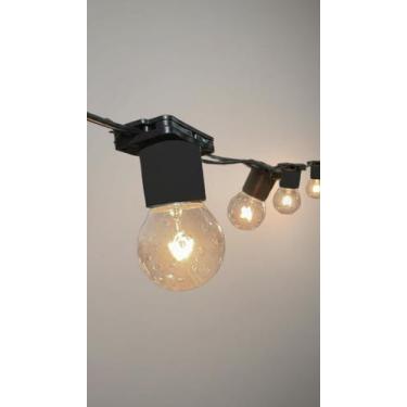 Imagem de Varal de Luzes com Lâmpadas 15W Leitosas 220V - Congratulations Store