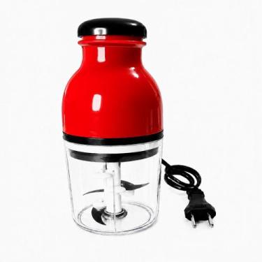 Imagem de Mini Processador Elétrico Picador de Alimentos com Copo Transparente 1