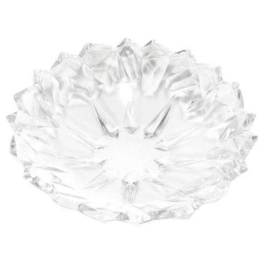 Imagem de Fruteira centro de mesa 32,5cm em vidro Cristal Transparente - Toda Ca