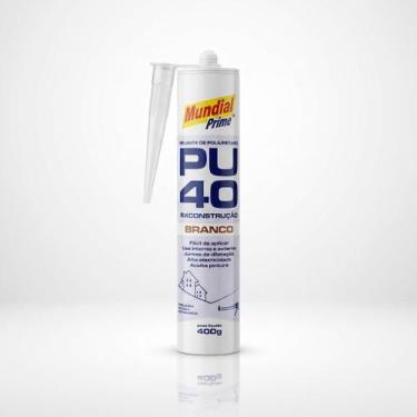 Imagem de Selante de Poliuretano PU40 Fixconstrução Aeroflex Branco 400g Alta Fi