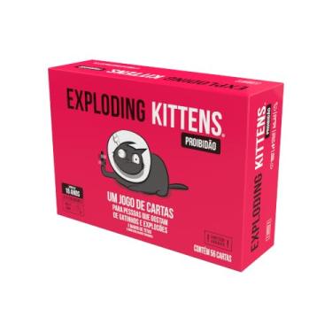 Imagem de asmodee, Exploding Kittens: Proibidão, Jogo de Cartas, Idade 18+