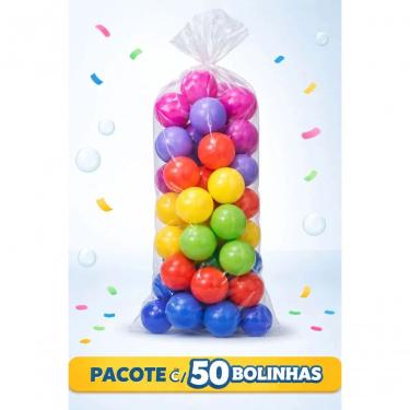 Imagem de Pacote de 50 Bolinhas Coloridas para Piscina de Bolinhas Leves e Seguras para Crianças Outras Marcas