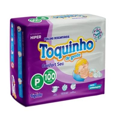 Imagem de Fralda Descartável Toquinho Confort Sec Pacote Hiper Econômico - Toqui