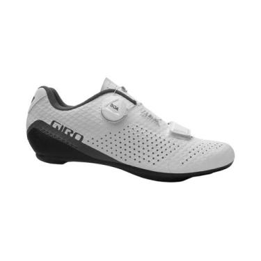 Imagem de Sapatilha ciclismo Speed road Giro Cadet Carbono BOA L6 Cor:BrancoTama