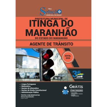 Imagem de Apostila Prefeitura Itinga do Maranhão MA Agente de Trânsito