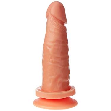 Imagem de Pênis Realístico Com Ventosa Modelo C Bege - 14, 5cm, Adão e Eva