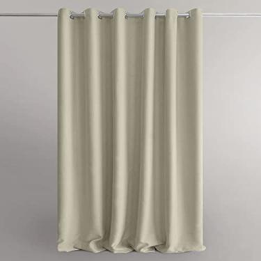 Imagem de Cortina Provador De Roupas 100% Blackout Areia 1,40x2,00