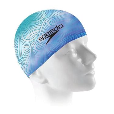 Imagem de Touca De Natação Adulto Speerit Cap 528865 Speedo Azul