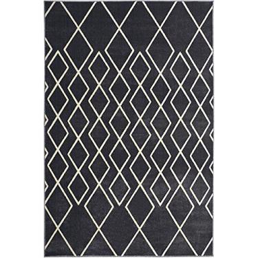 Imagem de Tapete para Sala Supreme Lyre 01-16 Cinza 1,00X1,50M - Kriar Tapetes