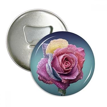 Imagem de Rosas escuras, rosa escuro, abridor de garrafas, ímã de geladeira, emblema multifuncional