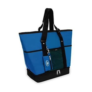 Imagem de (Royal Blue/Black) - Everest Luggage Deluxe Shopping Tote, Royal Blue/Black, Royal Blue/Black, One Size