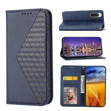 Imagem de Capa protetora para telefone Compatible with Sony Xperia 10 IV(PDX-225) Wallet Case with Credit Card Holder,Full Body Protective Cover Premium Soft PU Leather Case,Magnetic Closure Shockproof Case Sho
