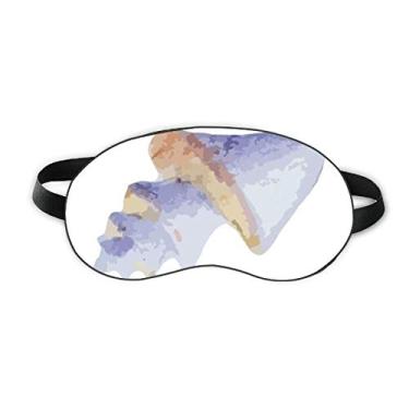 Imagem de Blue Marine Life Pattern Ilustration Sleep Eye Shield Soft Night Vlindfold Shade Cover