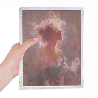 Imagem de Caderno de pintura a óleo Clair De Lune XJJ com folhas soltas para diário recarregável