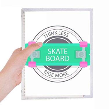 Imagem de Caderno esportivo de inverno com estampa de desenho animado e folhas soltas, diário recarregável, papelaria