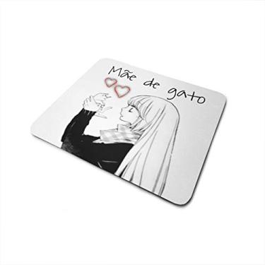 Imagem de Mouse Pad Mãe de Gato Coração