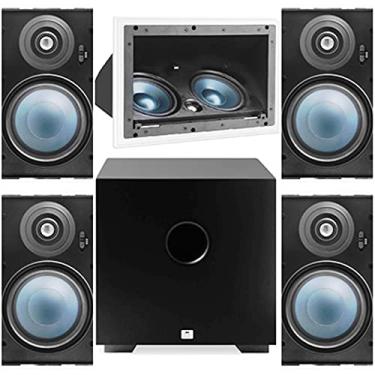 Imagem de Kit Home 5.1 AAT (1 cx LCR A100 +4cxs LR E100 + Sub Cube 10)