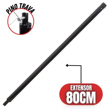 Imagem de Extensor Prolongador em Ferro 80cm Com Pino Trava e Diâmetro de Encaixe 20mm Para Perfuradore de Solo Vulcan VPS520S e VPS520