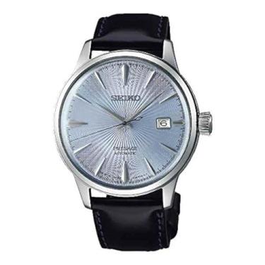 Imagem de SEIKO PRESAGE Hora de coquetel azul gelo automático "Sky Diving" SRPB43J1, Clássico