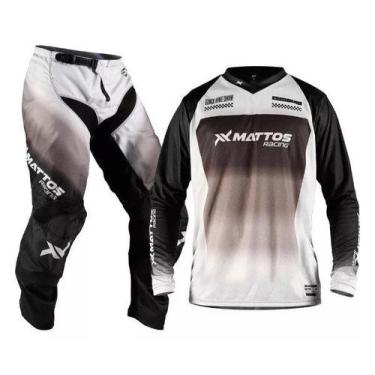 Imagem de Kit Conjunto Calça + Camisa Mattos Creation Trilha Motocross - Mattos