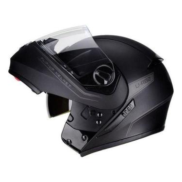 Imagem de Capacete Moto Articulado Peels Urban Robocop C/ Óculos, 58, Preto Fosc