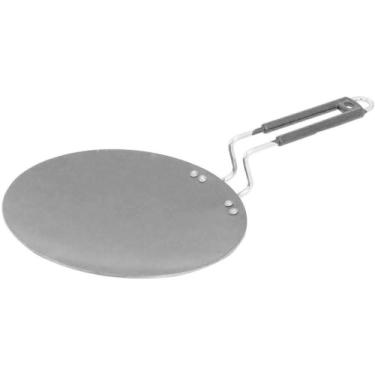 Imagem de Mrigakshi Iron Tawa Utensílio de cozinha original feito à mão Loha Iron Roti Chapati Tava indiano Taawa