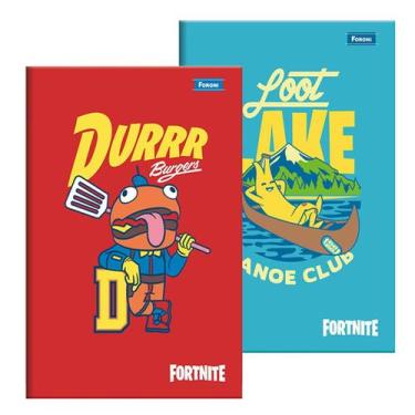 Imagem de Kit 2 Caderno Brochurão Fortnite 2022 Sortido - Foroni