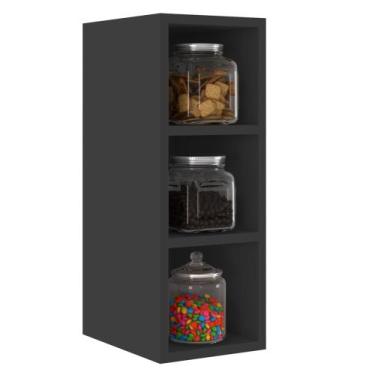 Imagem de Nicho Aéreo Adega Vertical 20cm Pérola Z34 Preto - Mpozenato, Preto, 5