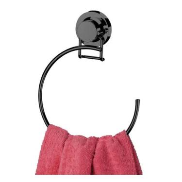 Imagem de Toalheiro resistente onix suporta 3kg liso brilhante future