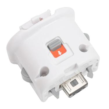 Imagem de Marsrut Adaptador para controle remoto Nintendo Wii Motion Plus Motionplus, acessórios de sensor de encaixe, conjunto externo de adaptadores para resort esportivo Wii (cor branca, 1 pacote)
