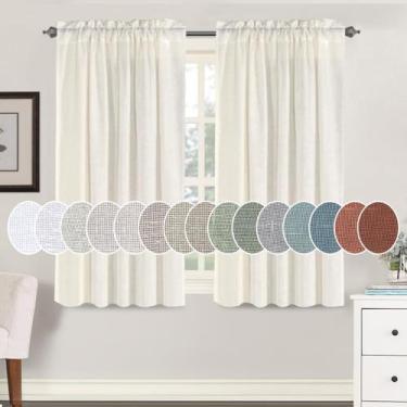 Imagem de Cortinas H.VERSAILTEX - Linho com Filtro de Luz (132x137cm) - Marfim