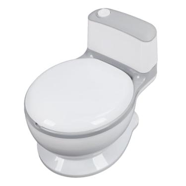 Imagem de Cryfokt Vaso Penico Removível Ajustável, Seguro e Confortável para Crianças, Vaso Sanitário para Treinamento de Viagem (Cinza)