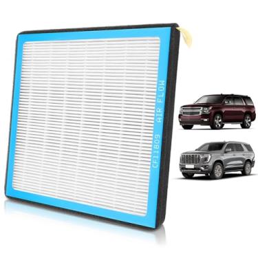Imagem de AUTOKAY Filtro de ar de cabine com carvão ativado serve para Chevy Silverado Suburban Tahoe para GMC Sierra 1500 Limited 2500 3500 HD Yukon XL para Cadillac Escalade Esv 2014-2025 RE# CF11809 22808781