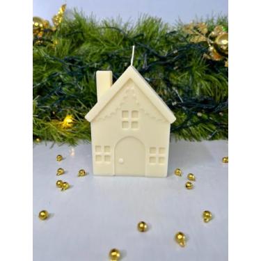 Imagem de Vela Aromática de Natal Casa de Vila Natalina 240g - Likare Home & Bea